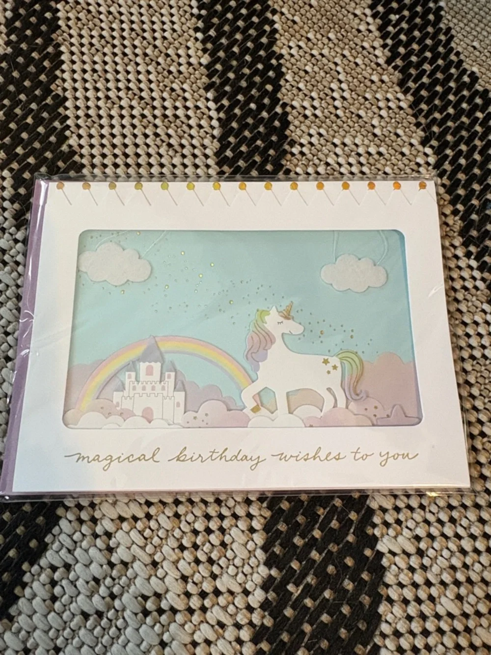 🆕Papyrus 3D Magical Unicorn Birthday Greeting Card